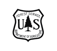 us forest service logo black filled